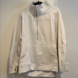 Lululemon scuba oversized funnel neck half-zip